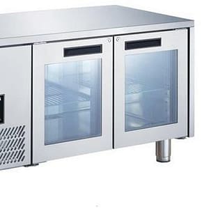 Glacian BCG71815 2 Door Glass Fridge with Monoblock Cooling & 416L Capacity
