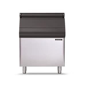 Scotsman NB393 ice storage bin, 178kg capacity, stainless steel with rotocast door – Australia