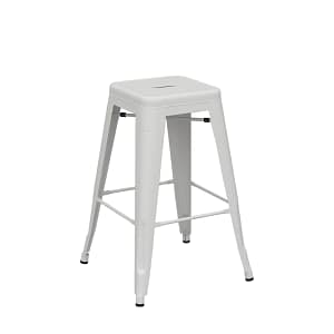 Riviera 650 White Stool - Pack of 4