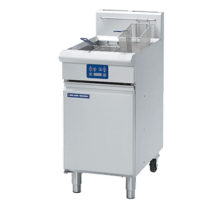 Blue Seal GT45E 450mm single pan gas fryer with 20L oil, digital thermostat and timers – Australia