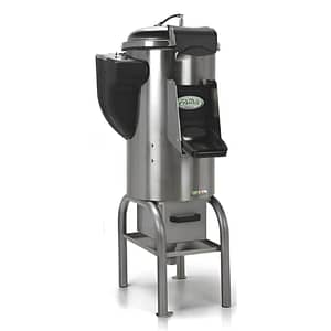 Brice FLTI112VV truffle washer with 18 kg bowl, 1100 W motor, stainless steel, variable speed, floor mounted – front view, Australia