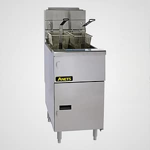 Anets FDAGG114R Goldenfry gas tube fryer with 19L oil and built-in filter drawer system – Australia