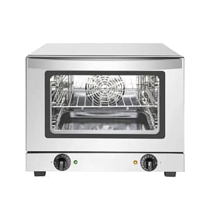 Apuro DA957-A convection oven, 21L capacity, 3 × 1/2 GN pans, stainless steel countertop oven – Australia