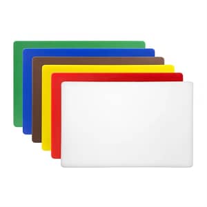 Hygiplas S677 Thick Colour Coded Chopping Board Set – 6 Boards