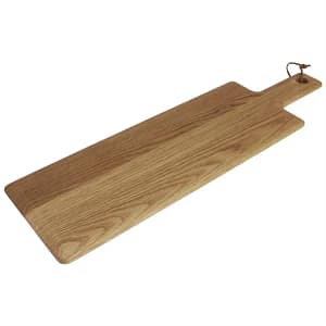 Olympia Oak Handled Wooden Serving Board – Medium