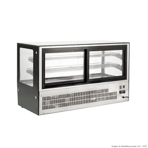 Bonvue Counter top square 2 Shelves Glass cold food display - GN-1200RT