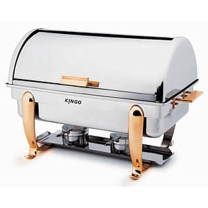 Ex-Showroom: CHAFING DISH WITH GILT LEGS - KG2001