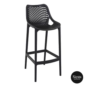 Furnlink Siesta Exclusive Air Barstool 75 - Black