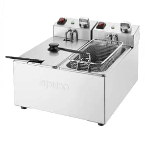 Apuro CU615-A Twin Tank Fryer – 2x3L