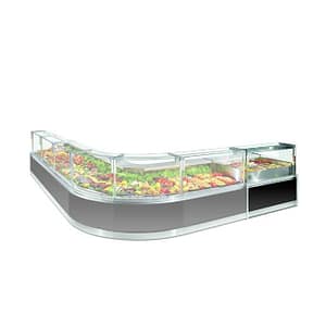 Criocabin Enixe Gourmet EI400: The Serve-Over Hot Food Bain-Marie for Premium Delicatessens Display Hot Bar