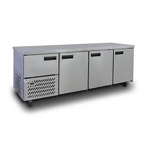 Anvil UBS6240(H) Under Bar Fridge with 3½ Doors, Stainless Steel Finish