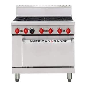 American Range AAR.5B.N 36” Oven Range - 5-Burner Heavy-Duty Cooking