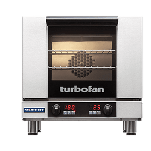 Turbofan E23D3 Half-Size Digital Convection Oven with 3 Half-Size Trays – Ideal for Cafés & Compact Kitchens