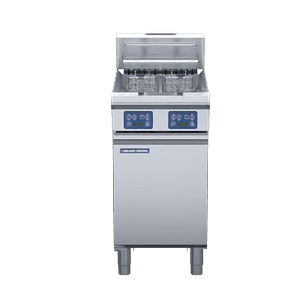 Blue Seal E44E – 450mm Twin Pan Electric Fryer with Digital Controls