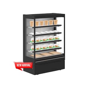 Bonnet Névé Offlip Hot Merchandiser – Trio Size Heated Open Display with LED Shelves