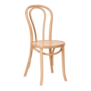 Classic Natural Paged Bentwood Chair - Elegance and Functionality in Timeless Harmony