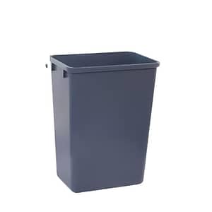 Kitchen Knock 060279 Slim Rectangle Waste Bin showcasing 39L compact, lidless design, ideal for commercial kitchens