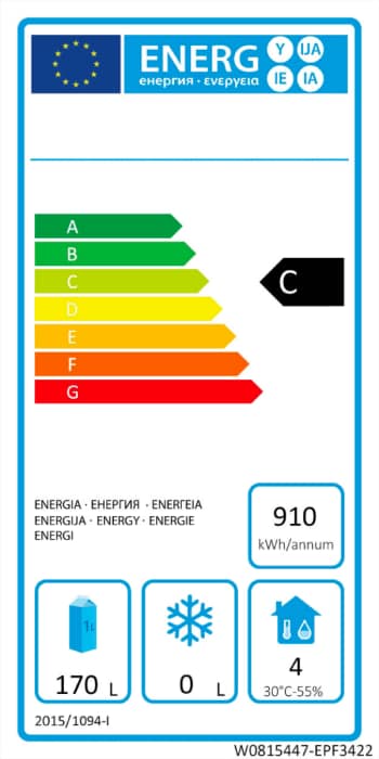 Atosa EPF3422 Two Door Undercounter Fridge – 280 L, GN Compatible - Image 8