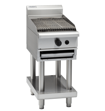 Waldorf CH8450G-LS gas chargrill with heavy-duty grates and 48MJ burner, ideal for commercial kitchens