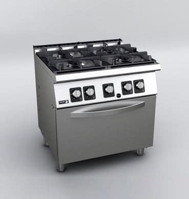 Fagor Kore 700 C-G741H 4 Burner Gas Range with Oven – 800mm - Image 3
