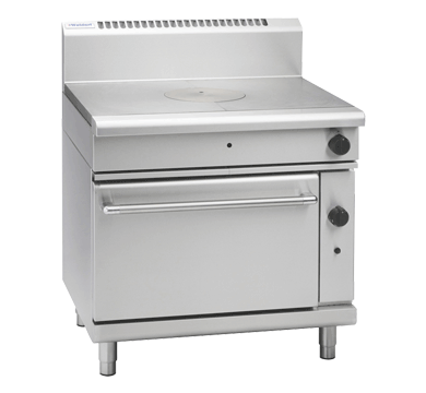 Waldorf RN8110G 900mm gas target top oven with static base, ideal for commercial kitchens