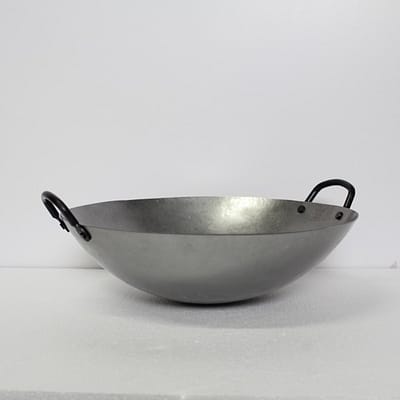 Kitchen Knock 403552 – 24 Inch Steel Wok with Ears