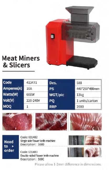 Kitchen Knock 413471 XC-588A Electric Meat Tenderizer Machine - Image 2