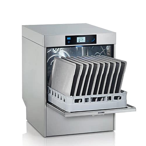 MEIKO M-iClean UL under counter dishwasher, extra-large 600×500mm rack, GiO module, heat recovery – Australia