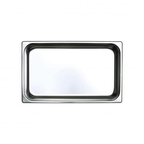 Kitchen Knock Stainless Steel GN Pan 1/1 100mm Deep – 13.5L Capacity, Pack of 6