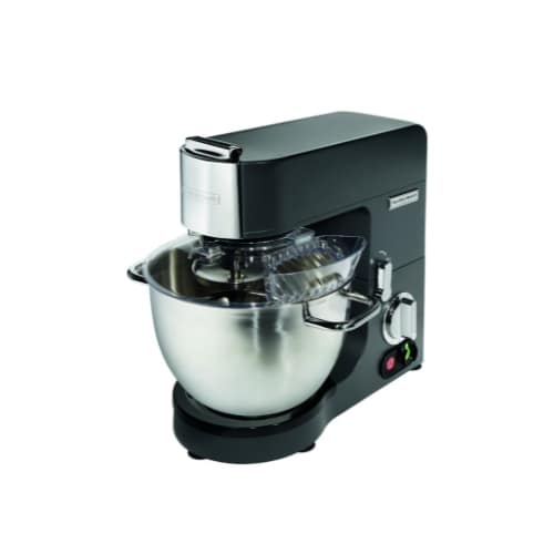 Hamilton Beach CPM0800 planetary mixer with 8L stainless steel bowl, 7-speed dial, and heavy-duty construction