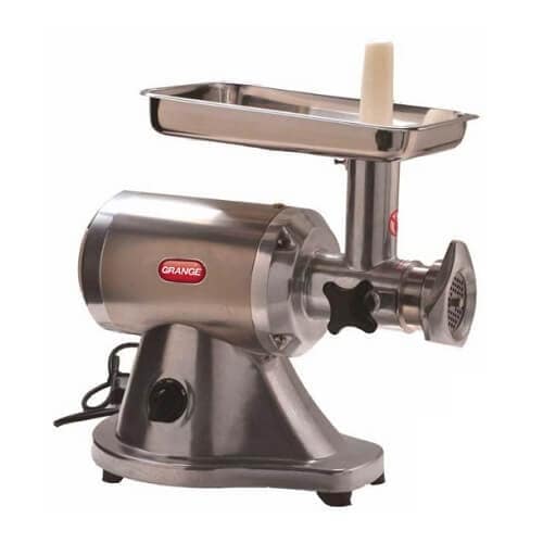 Grange GRTJ12 Meat Mincer showcasing 550W motor and 120kg/hr processing capacity, ideal for butcheries and commercial kitchens