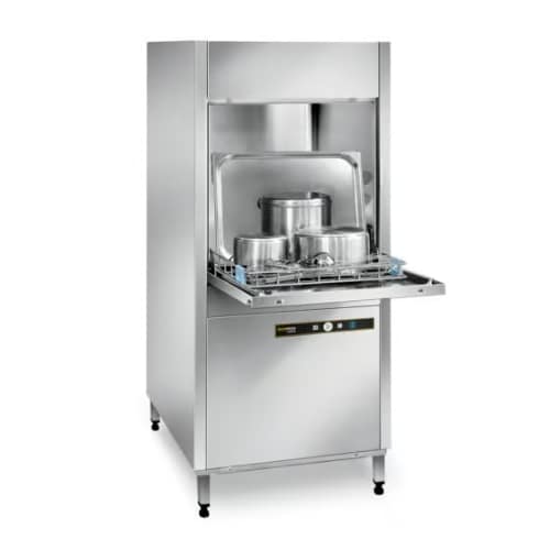 Hobart Ecomax 704 heavy-duty utensil washer 30 racks/hr with 630mm loading height – Germany