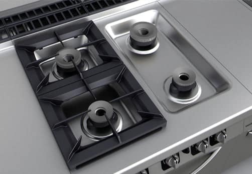 Fagor C-G940H Gas 4 Burner – 34.2kW, 930mm | KW Commercial Kitchen - Image 2