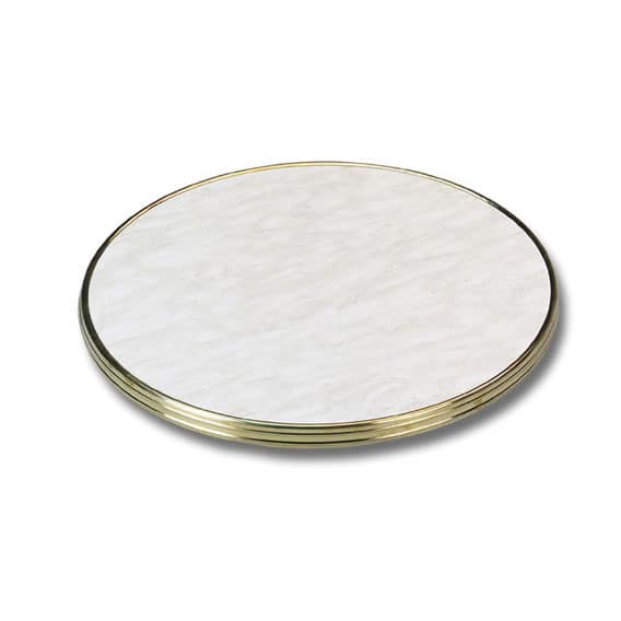 Commercial Grade Marble Werzalit BISTRO Duratop 700mm Diameter Tabletop by Furnlink