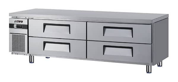 Turbo Air Chef Base TCB18-4-N – 4-Drawer Commercial Refrigerated Chef Base