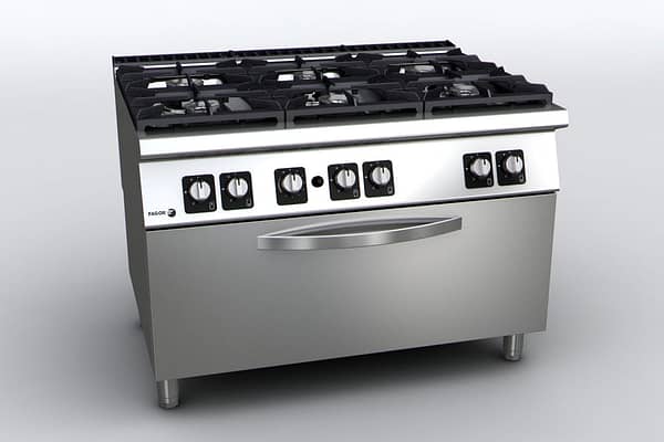 Fagor Kore 900 Series Gas 6 Burner with Gas Oven - C-G961OPH - Image 3