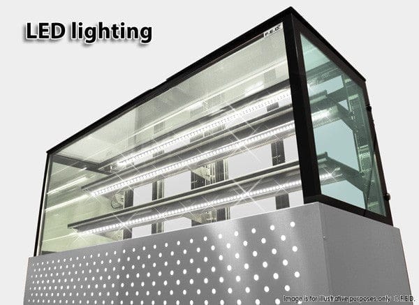 Bonvue SG150FA-2XB Chilled Food Display – 1500mm, 600L | KW Commercial Kitchen - Image 2