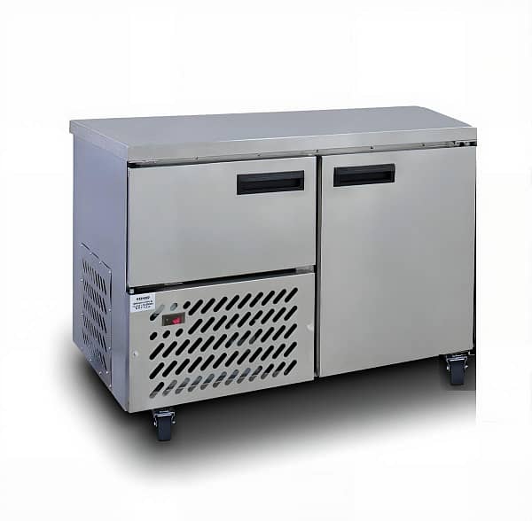 Anvil UBS6120(H) stainless steel slimline under bar fridge 1.5 doors 295L