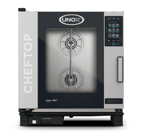 Unox XEVC-0711-EPRM 7-tray electric combi oven with touchscreen, ideal for all-in-one commercial cooking