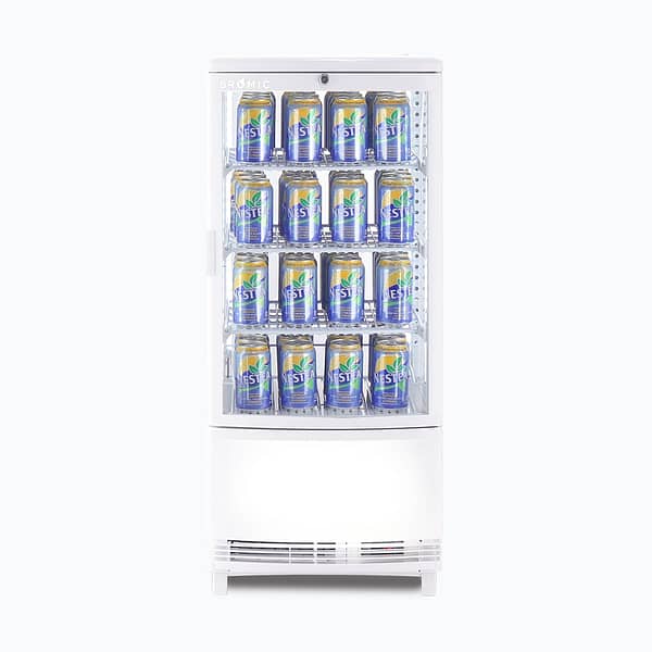 Bromic 80L Countertop Display Fridge - White