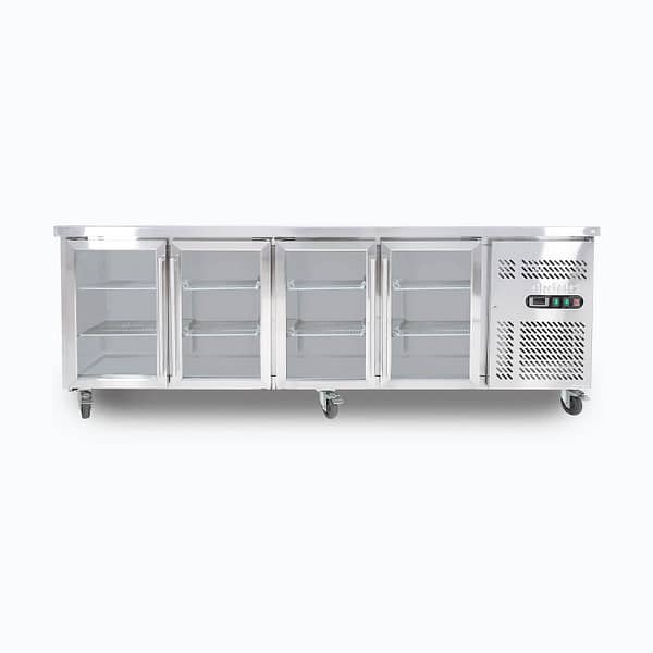 Bromic Chiller UBC2230GD-NR 4 Glass Door Underbench Fridge 553L