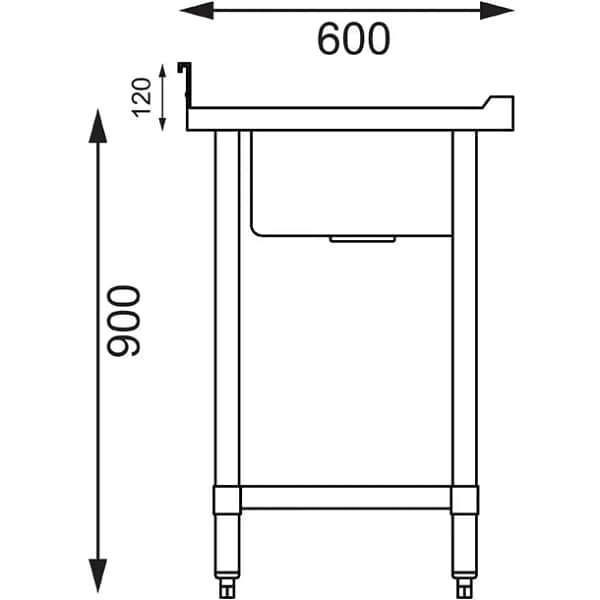 Vogue HC909 Double Bowl Sink – 2400mm Double Drainer with Splashback - Image 6