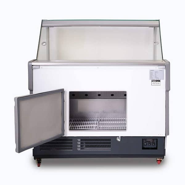Bromic DD1250SG-NR Square Glass Deli Display – 527L, 1330mm | Commercial Fridge - Image 4