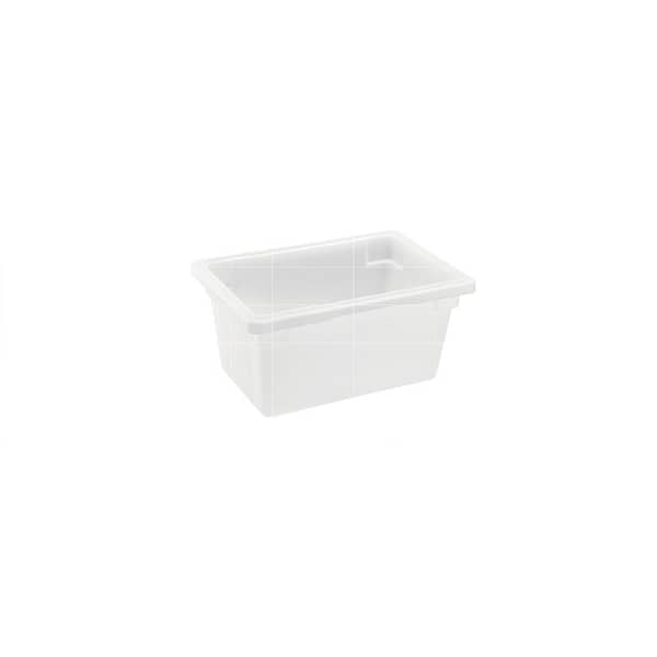 Kitchen Knock 008827 white PE food safety container with 45L capacity, ideal for commercial kitchen storage