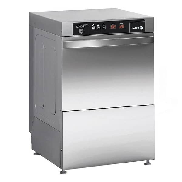 Fagor CO-402BDD EVO-CONCEPT Glass Washer, Drain Pump, Dosing, Cold Rinse, 40 Baskets/hr