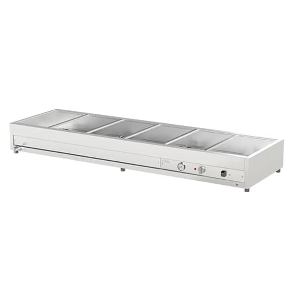 Woodson W.BMA26 6 bay wet bain marie with GN compatibility
