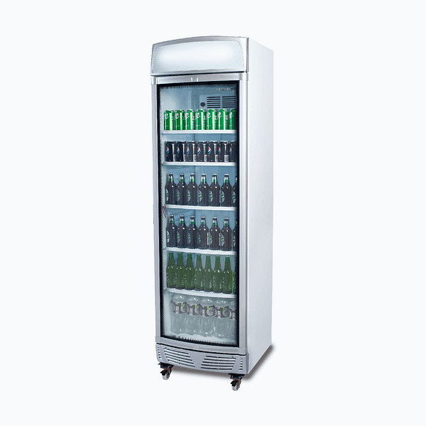 Bromic Curved Glass Display Fridge 380L - LED Lightbox GM0400LC-NR - Image 3