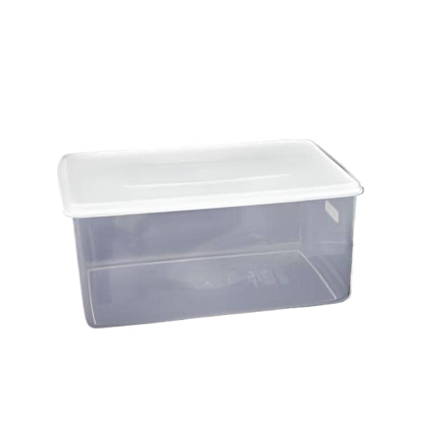 Kitchen Knock 014682 Food Storage Box showcasing 9.65L polycarbonate, stackable design, ideal for food prep and storage.