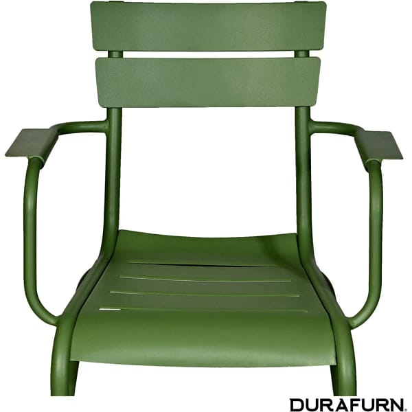 Durafurn® Lisbon Armchair | Olive Green | Lightweight Aluminium - Image 5