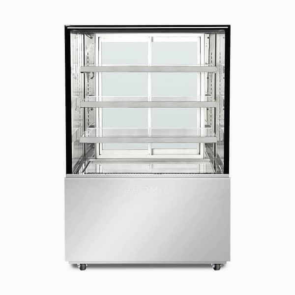 Bromic FD4T0900A 4 Tier 900mm Ambient Food Display with LED Lighting and Sliding Doors